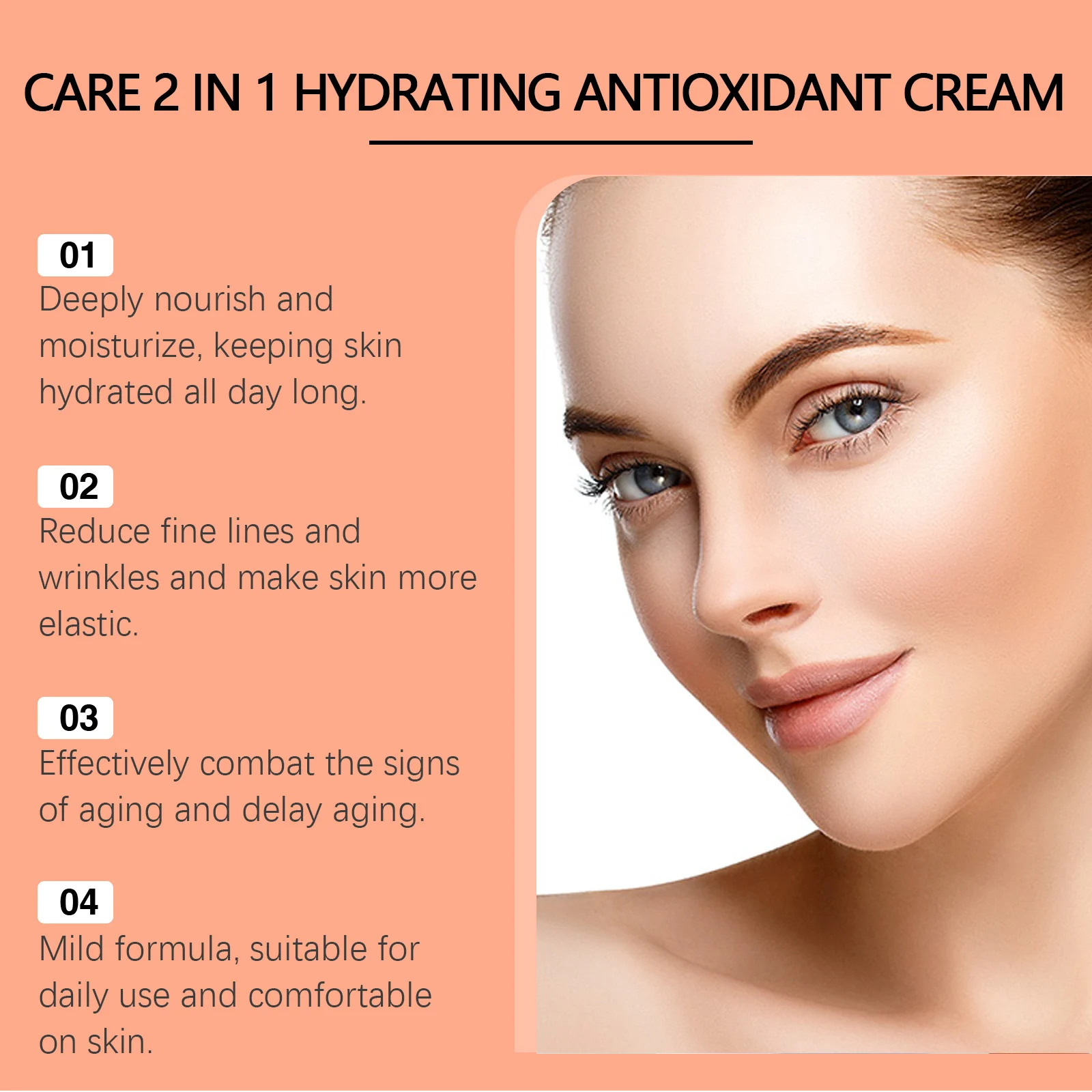 2-in-1 Hydrating Moisturizer with Antioxidant Cream for Face, 40g 5 2 in 1 hydrating moisturizer antioxidant cream 40g wes ja5sm4m9 desc 5