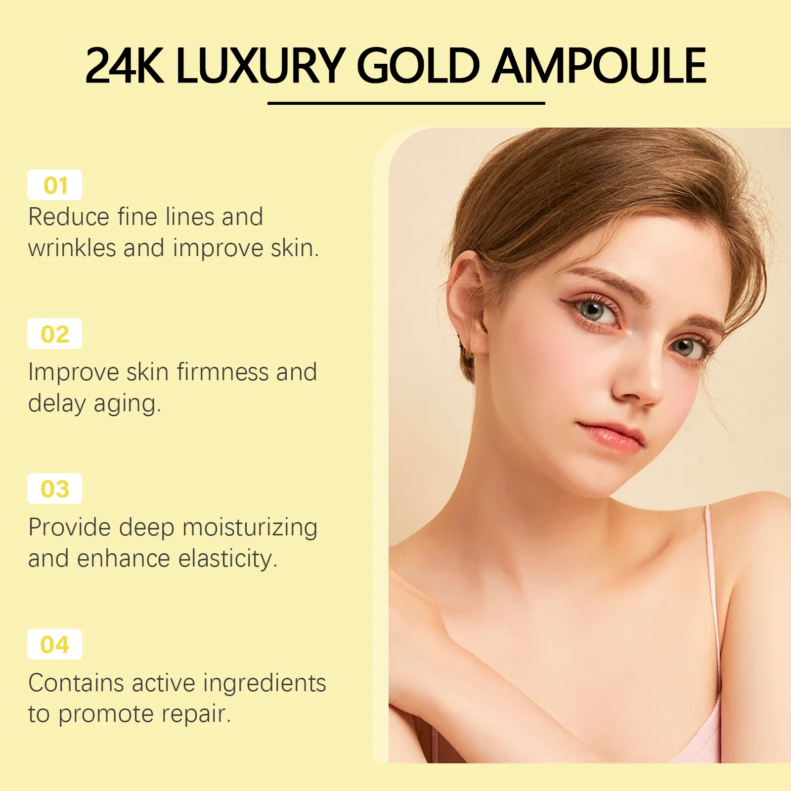 24K Gold Serum 30ml with Hyaluronic Acid & Ceramide EOS for Anti-Wrinkle & Deep Hydration 5 24k gold serum 30ml hyaluronic acid ceramide wes qtw72q9g desc 5
