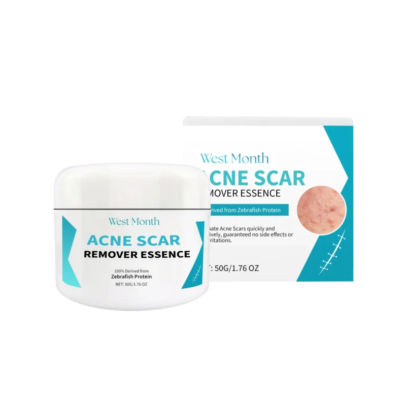 West Month Acne Scar Remover Essence with Zebrafish Protein, Facial Treatment Cream for Skin Repair & Moisturizing