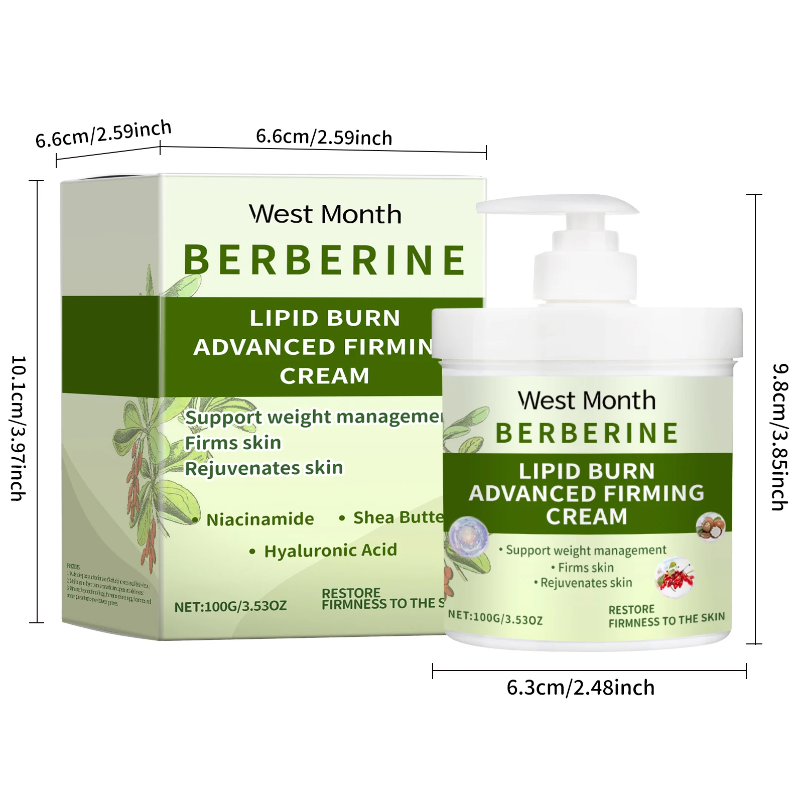 West Month Advanced Firming Cream for Weight Management & Skin Rejuvenation 1 advanced firming cream wes da59nekk desc 1