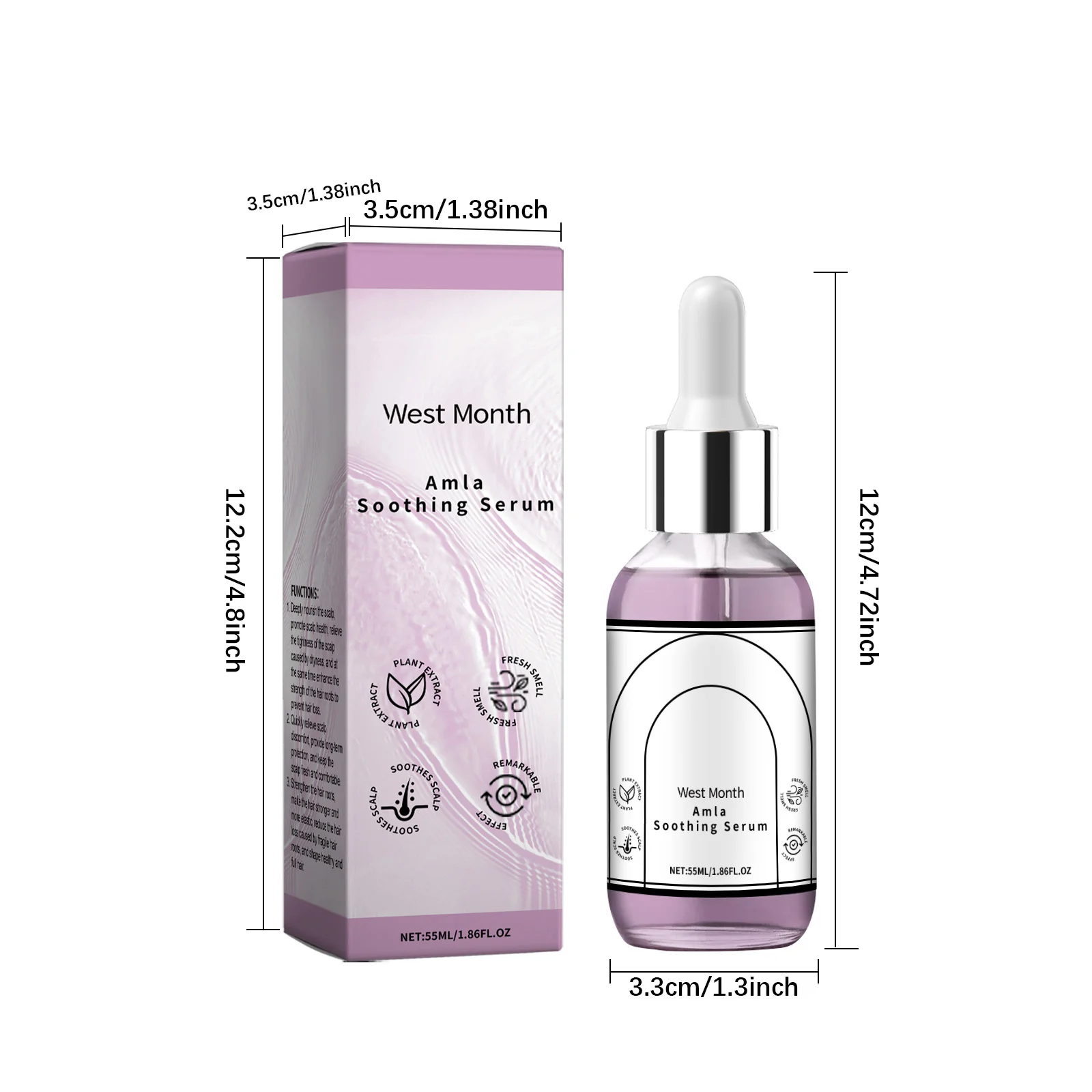 West Month Amla Soothing Hair Scalp Serum for Strengthening Roots & Reducing Breakage 1 amla soothing scalp serum wes r8qecfrw desc 1