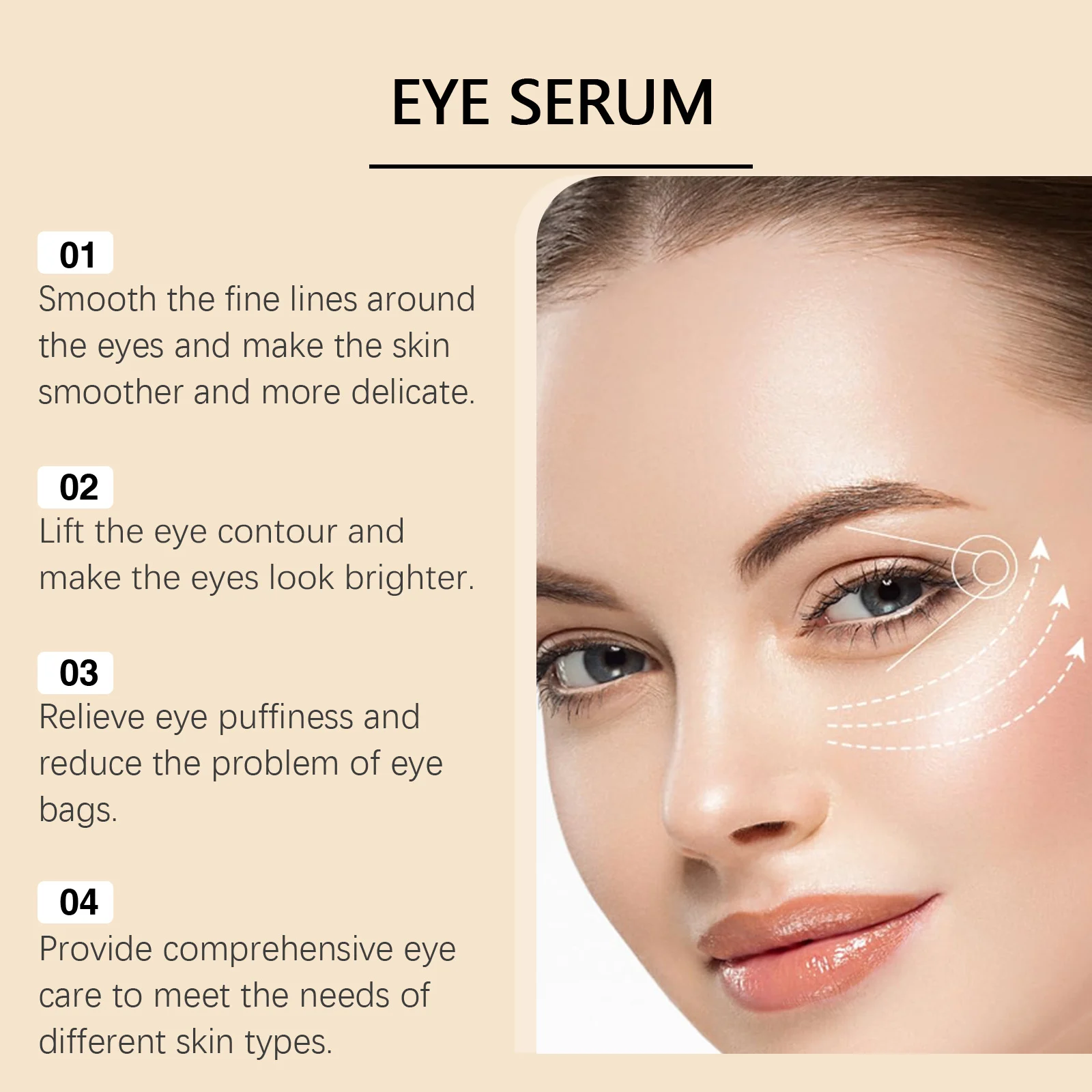 West Month Eye Serum with Massage Roller for Anti-Aging, Puffiness, and Dark Circles 5 anti aging eye serum roller wes rgvbtbm2 desc 5