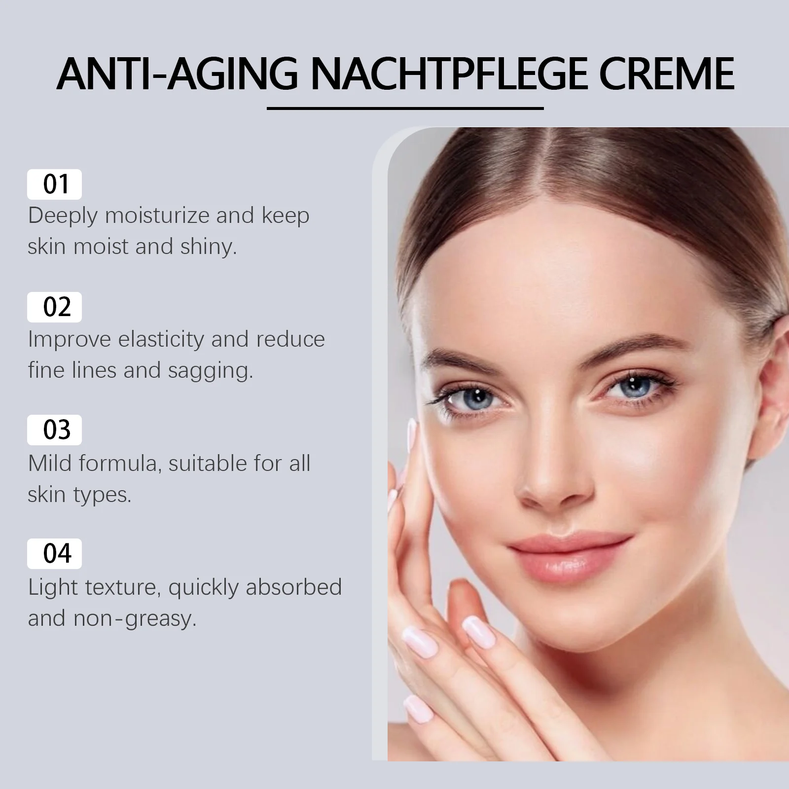 Anti-Aging Firming Face Cream 50g for Deep Moisture and Skin Elasticity Improvement 4 anti aging firming face cream 50g wes kv2mtyrv desc 4