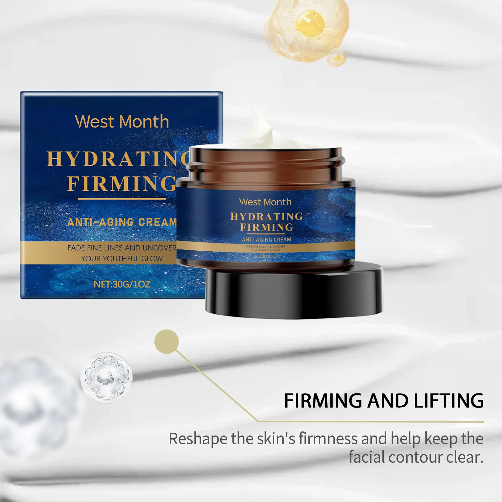 Anti-Aging Cream 30g Firming & Hydrating Face Cream to Reduce Fine Lines & Wrinkles 5 anti aging firming hydrating face cream 30g wes hvcbjf5v desc 5