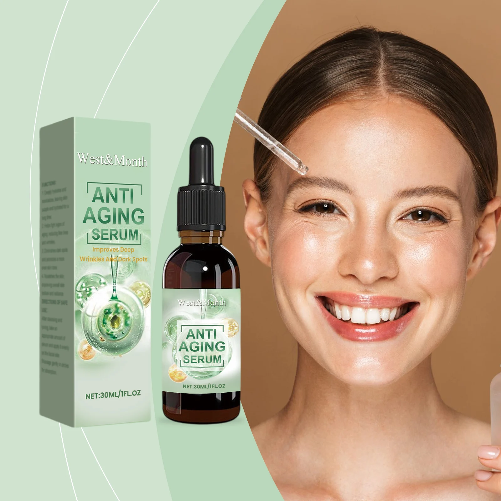 West Month Anti-Aging Serum for Wrinkles and Dark Spots with Hyaluronic Acid 2 anti aging serum wes qtjsr22a desc 2