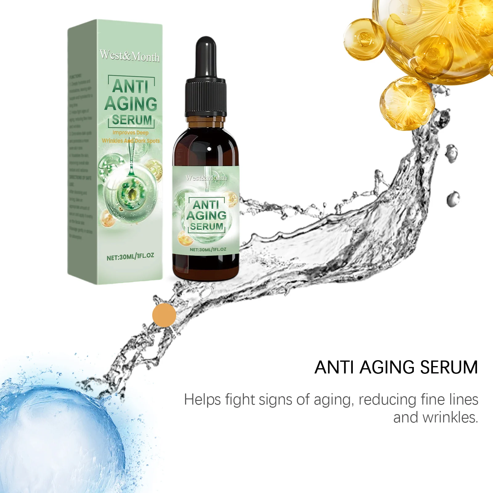 West Month Anti-Aging Serum for Wrinkles and Dark Spots with Hyaluronic Acid 7 anti aging serum wes qtjsr22a desc 7