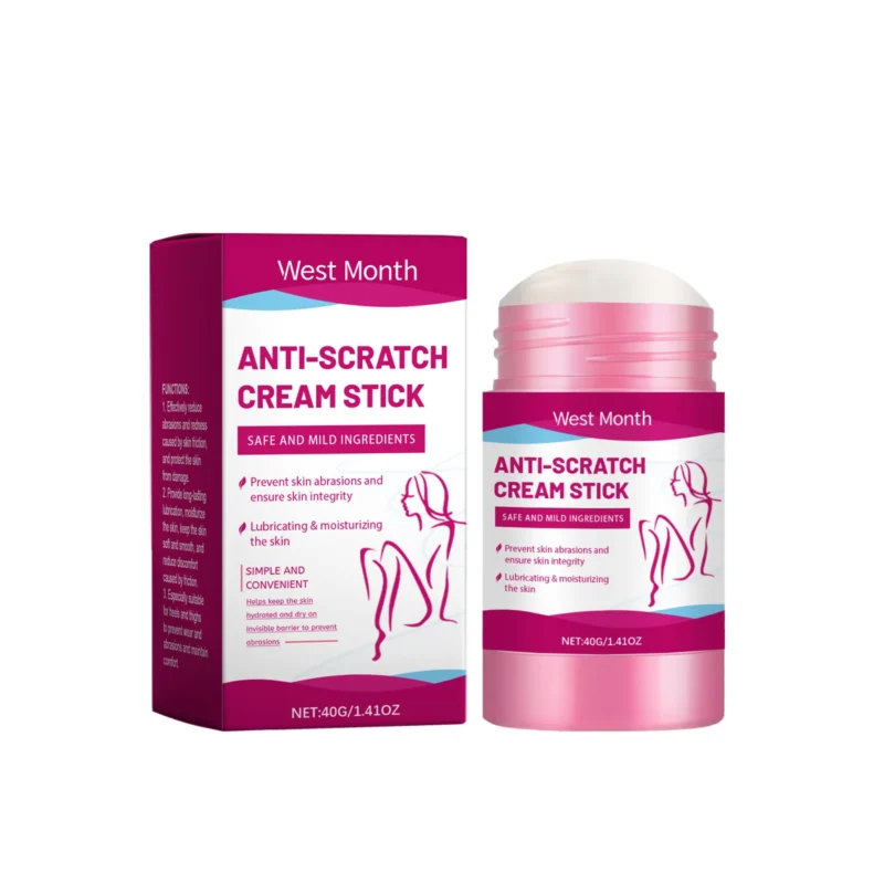 West Month Anti-Friction Body Cream Stick 40g for preventing chafing and moisturizing skin during outdoor activities