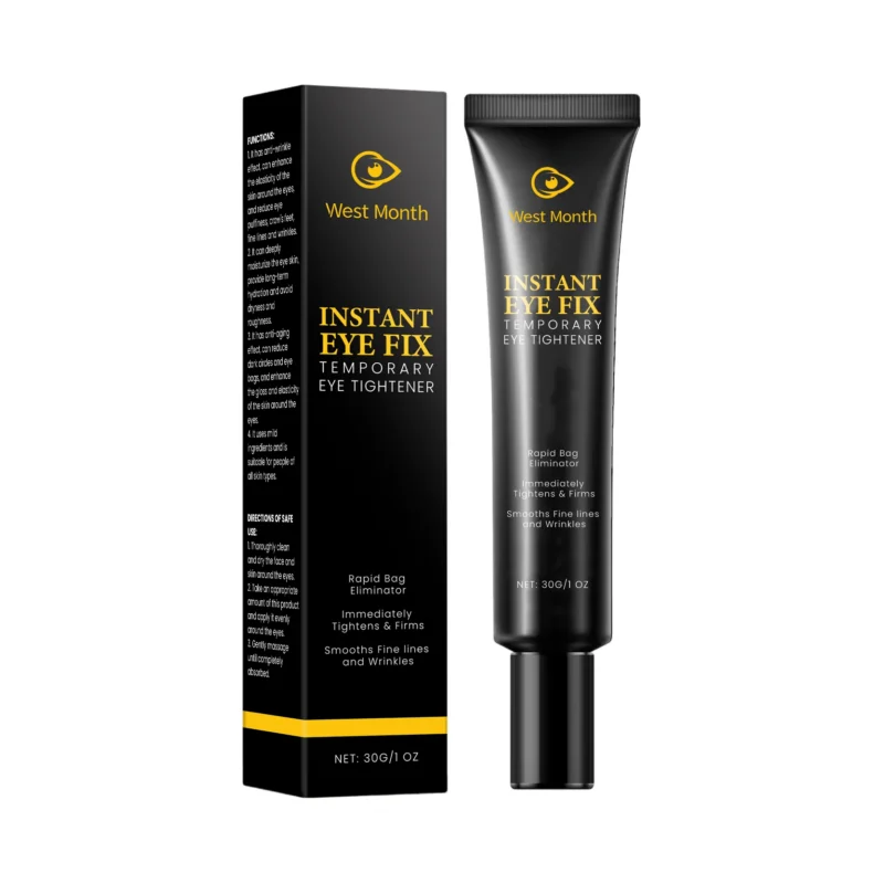 West Month Anti-Wrinkle Eye Cream 30g with Collagen and Hyaluronic Acid for Firming and Hydrating Eye Skin