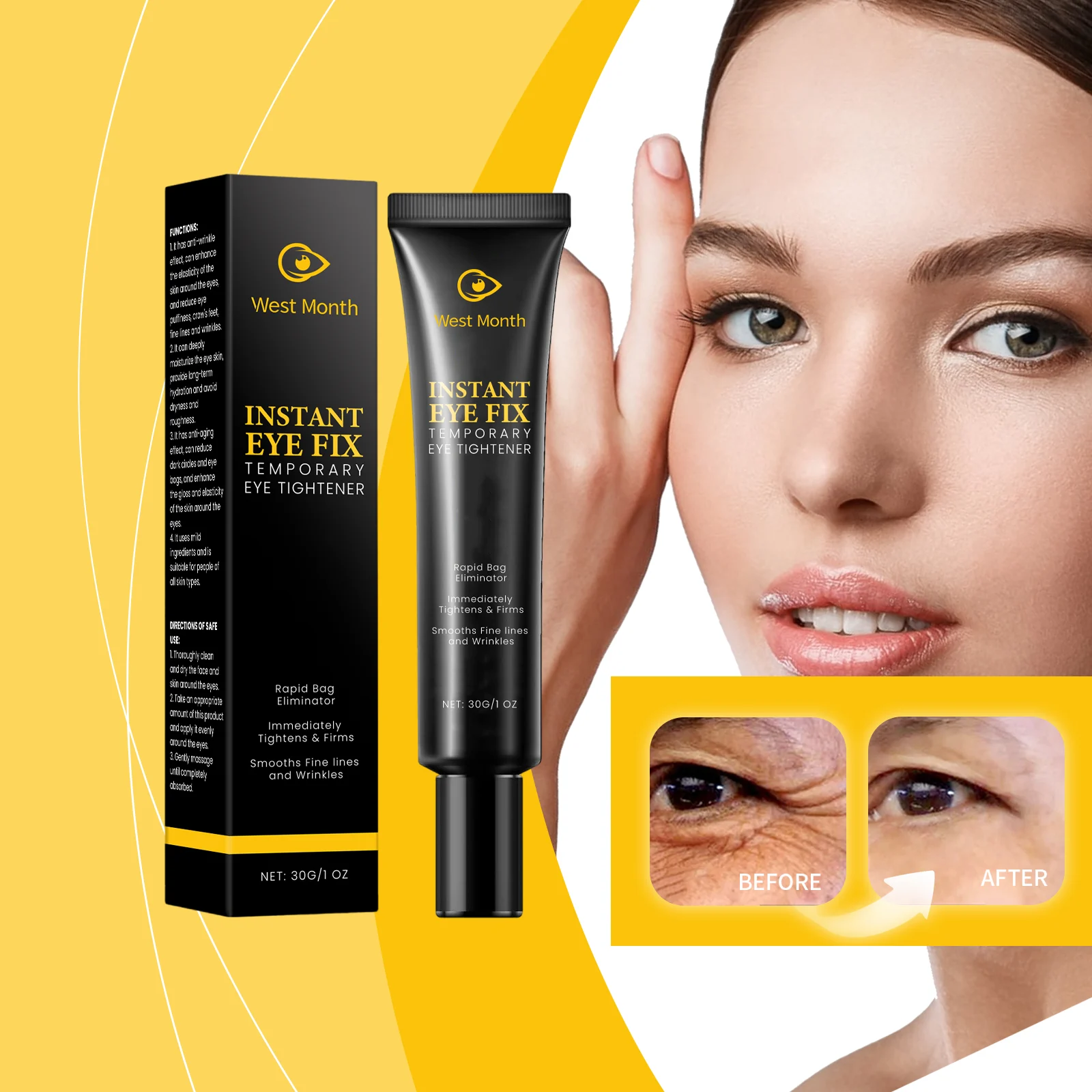 Anti-Wrinkle Eye Cream 30g for Deep Moisturizing and Dark Circle Reduction 2 anti wrinkle eye cream 30g wes 6mr7cefj desc 2