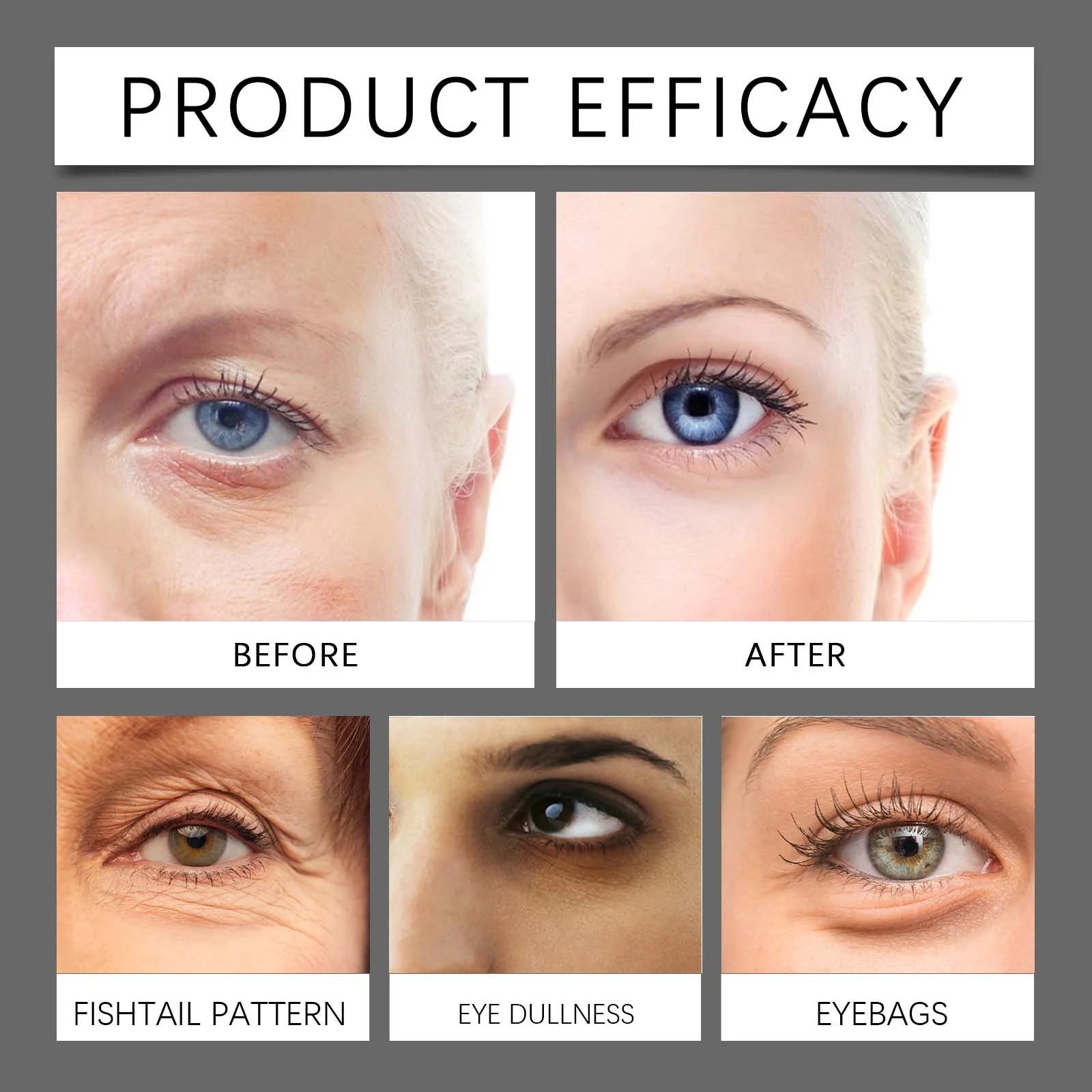 Anti-Wrinkle Eye Cream Firming Tightening 15g for Dark Circles & Fine Lines 9 anti wrinkle eye cream firming tightening 15g wes x2whdq27 desc 9