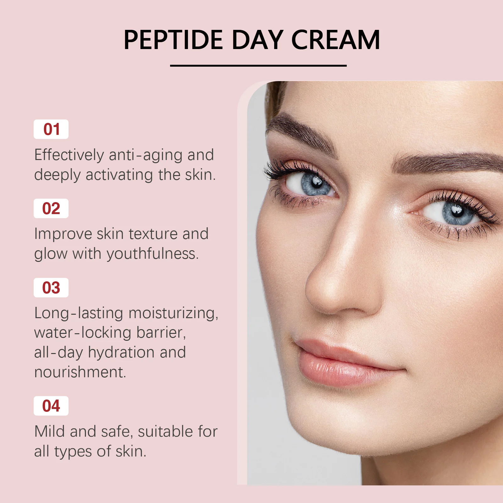 West Month Peptide+ Anti-Wrinkle Day Cream Deeply Moisturizing & Smoothing 9 anti wrinkle face cream wes z352nyqf desc 9