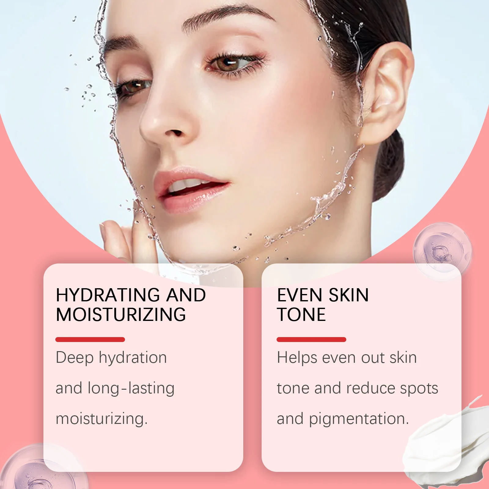 Anti Wrinkle Cream Firming & Brightening Facial Moisturizer with Plant Squalane & Hyaluronic Acid 50g 6 anti wrinkle firming brightening facial moisturizer plant squalane 50g wes vjaz3ua3 desc 6