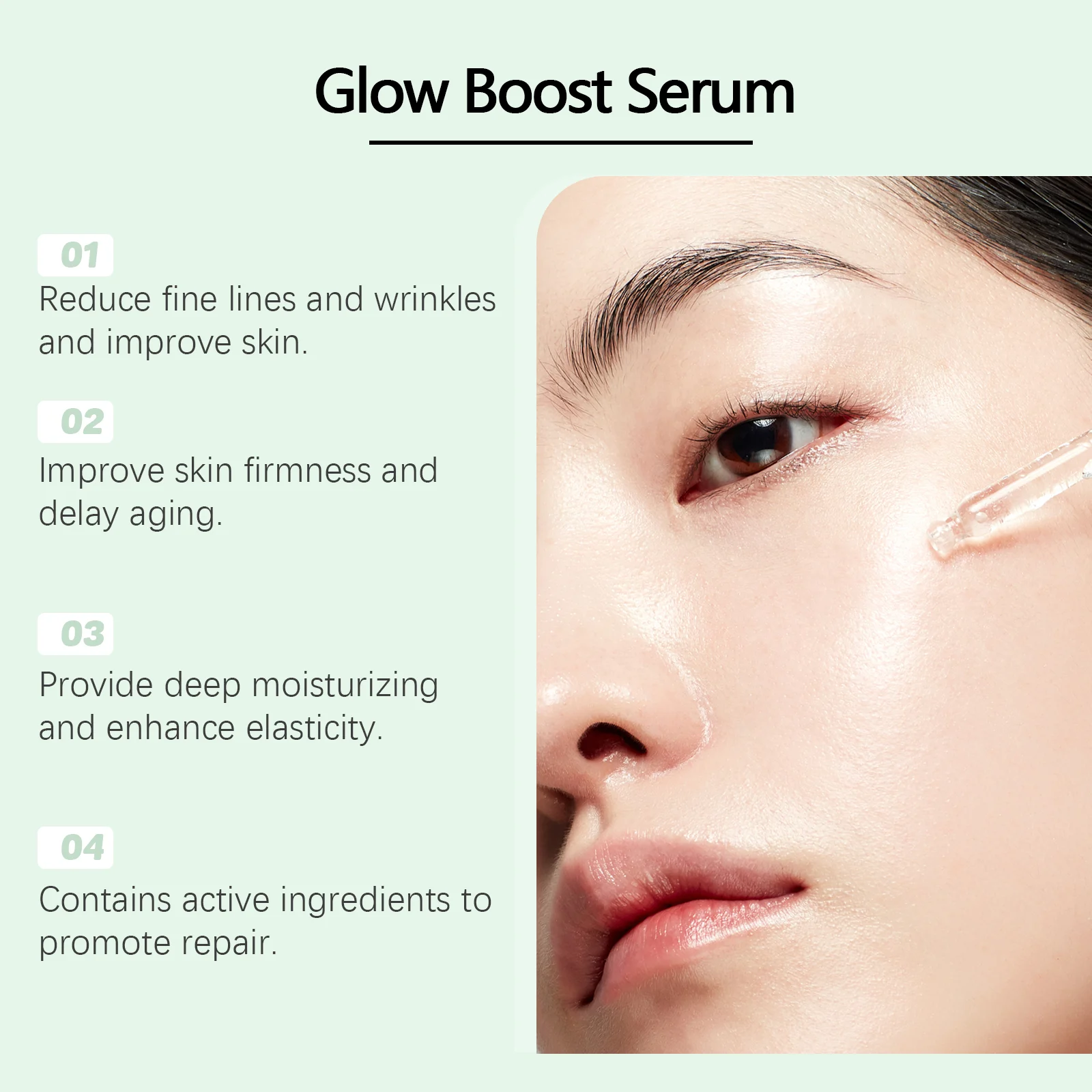 Anti-Wrinkle Serum 100ml for Face, Firming, Hydrating & Boosting Collagen 5 anti wrinkle firming serum 100ml wes zkytwrpe desc 5