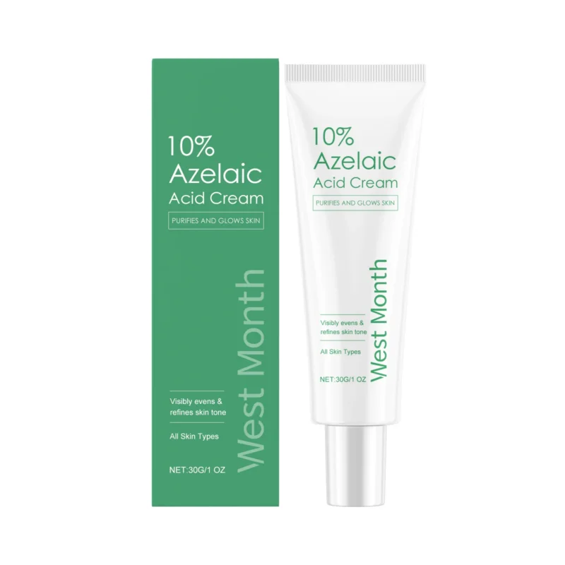 West Month Azelaic Acid Cream 30g for oil control, reducing pigmentation, and deeply moisturizing all skin types.