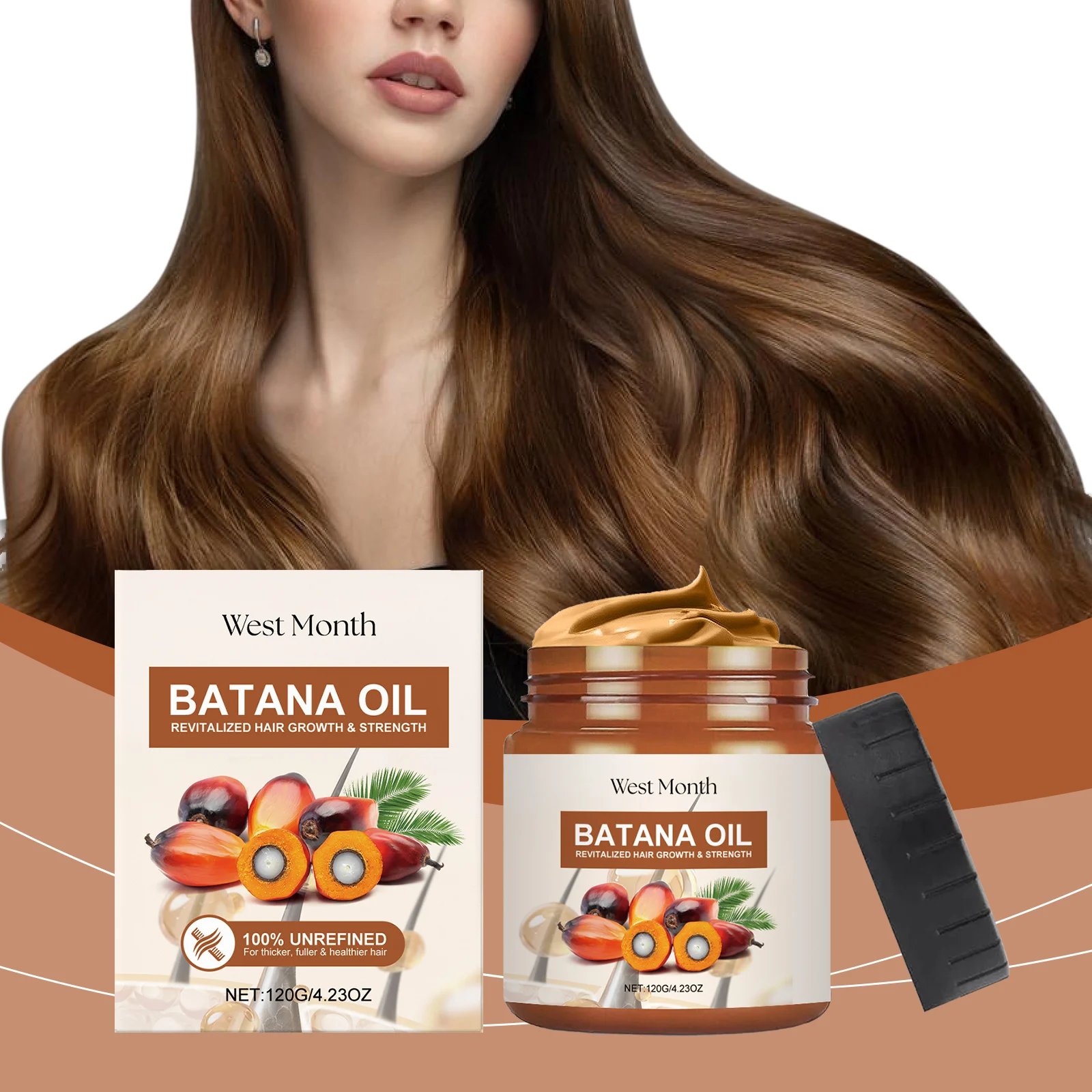 Batana Oil Hair Conditioner Revitalizes Growth & Strengthens Dry Damaged Hair 120g 2 batana oil hair conditioner revitalizes growth strengthens damaged hair wes 75ytqfmj desc 2