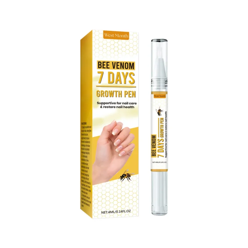 West Month Bee Venom Nail Repair Serum - 7 Days Growth Pen for Stronger Healthier Nails