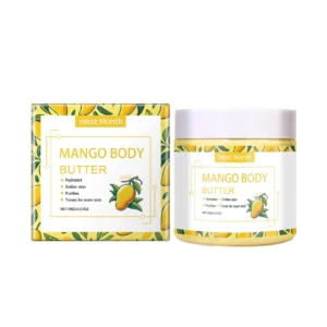 West Month Body Butter Cream with Mango, Shea Butter, and Aloe Vera for deep hydration and skin repair