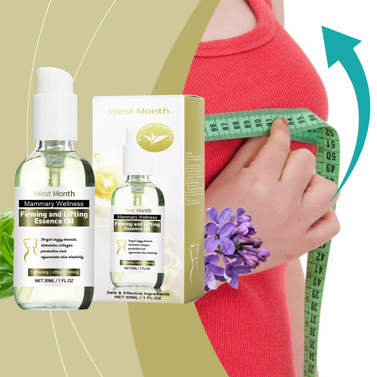 Body Firming Essence Oil 30ml for Tightening, Lifting & Moisturizing 2 body firming essence oil 30ml wes xss9f8gm desc 2