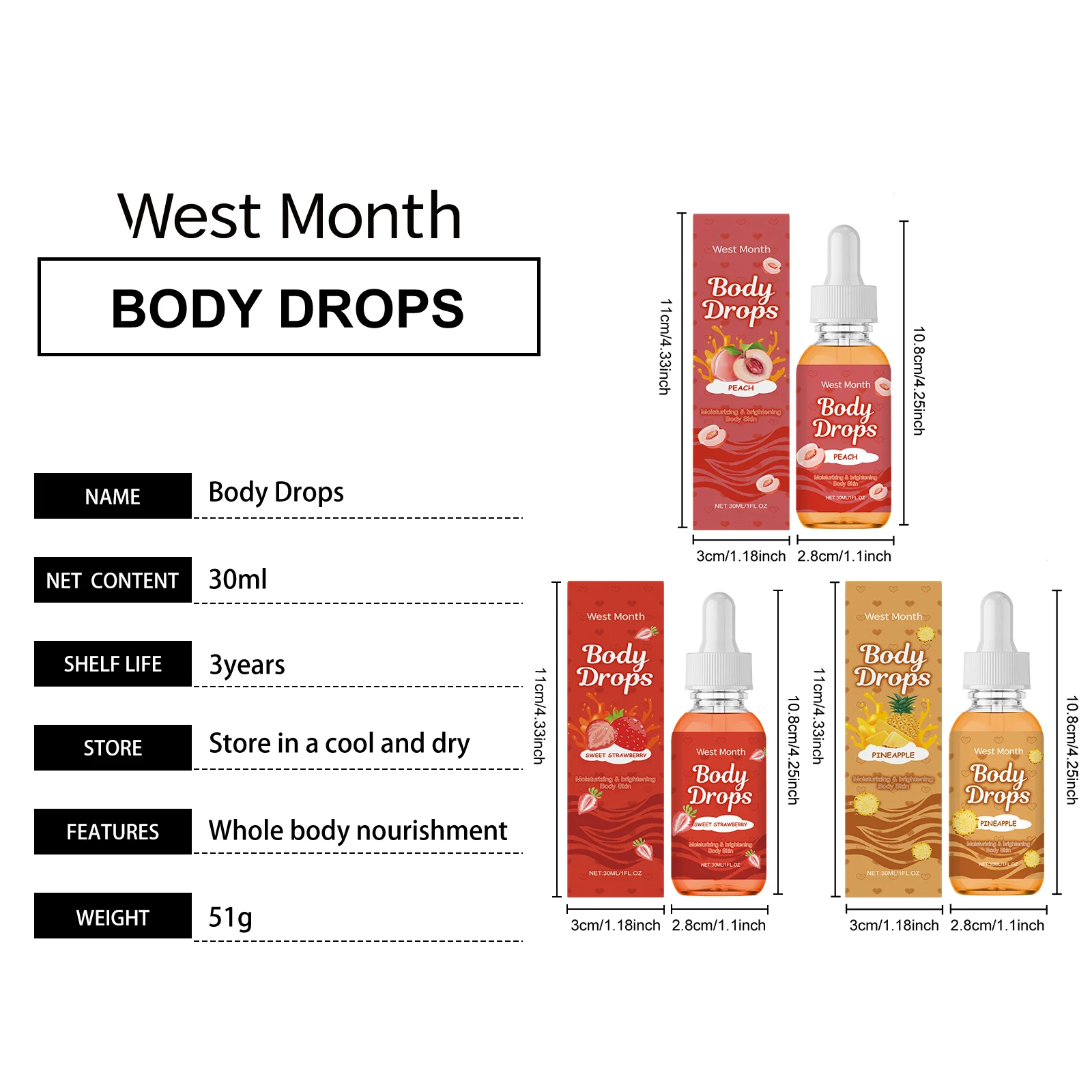 Body Massage Oil Firming Moisturizing & Brightening Nourishing Care Oil 1 body massage oil wes qf8wfmrt desc 1