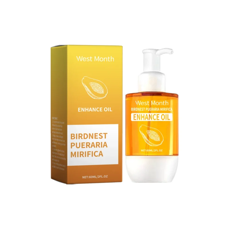 West Month Breast Enhancement Massage Oil with Bird's Nest and Pueraria Mirifica Extract for Firming and Nourishing