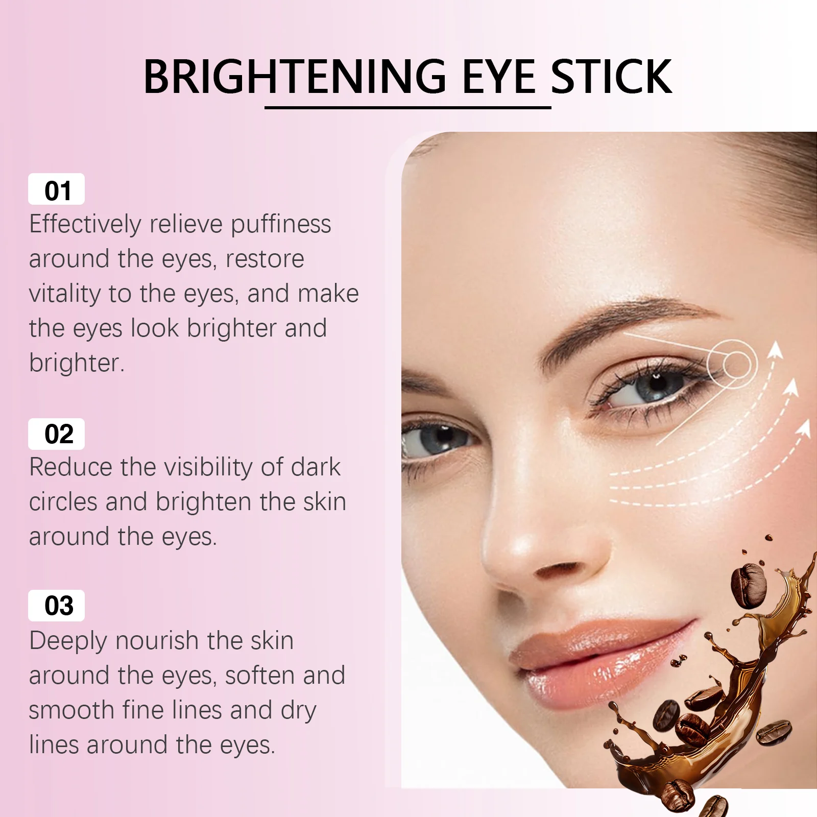 Brightening Eye Stick Firming Lifting Reduce Fine Lines 3g 7 brightening eye stick firming wes 7nds8egu desc 7