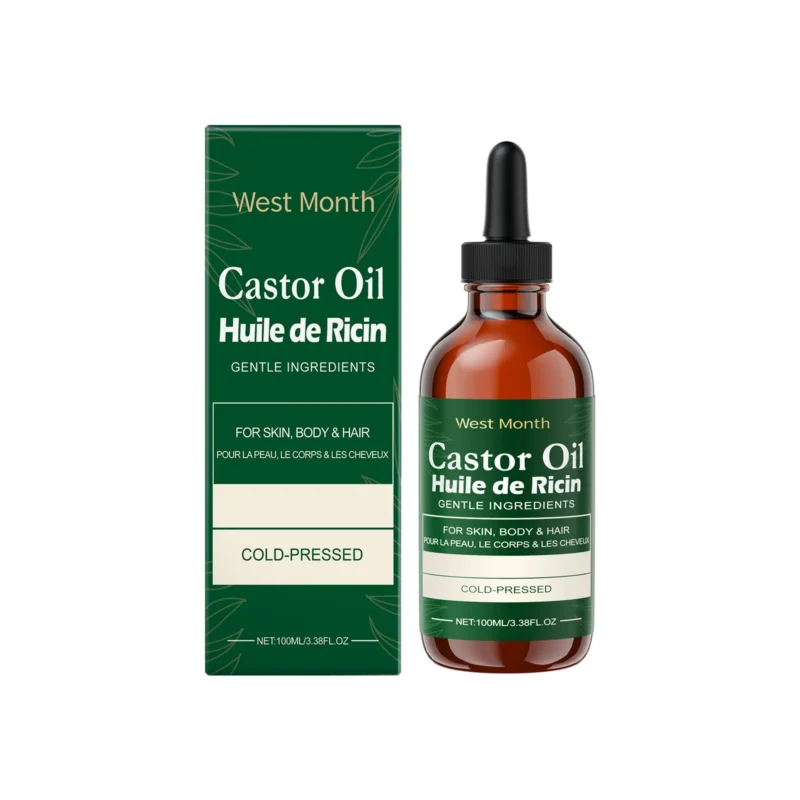 West Month Castor Oil Nourishing Blend for Eyelashes, Eyebrows, Hair & Skin