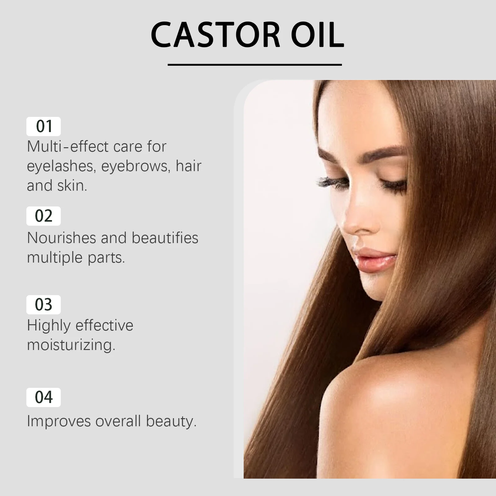 West Month Castor Oil Nourishing Blend for Eyelashes, Eyebrows, Hair & Skin 10 castor oil nourishing blend wes ybt23wc5 desc 10