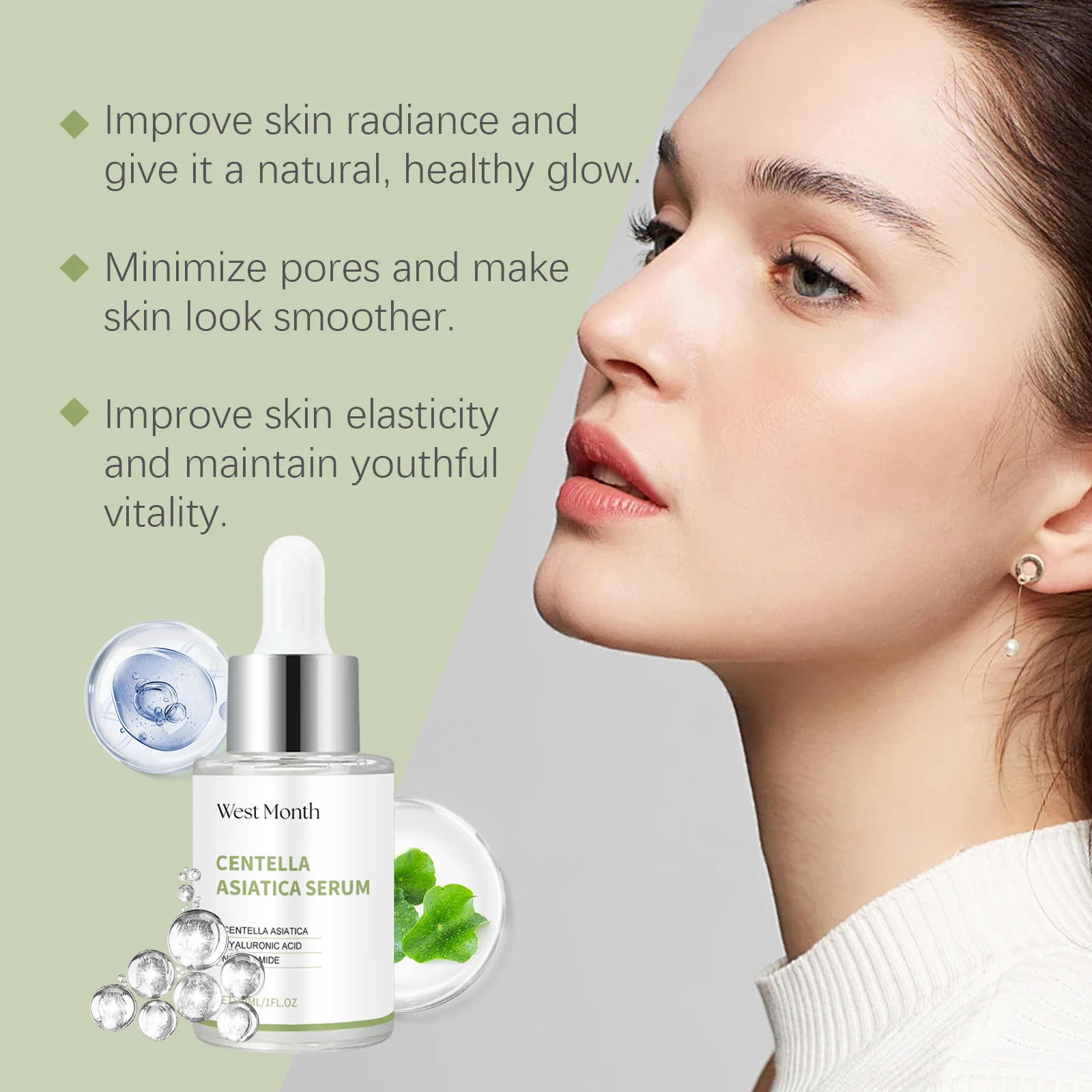 Centella Asiatica Repair Serum 30ml for Hydration, Soothing & Brightening 6 centella asiatica repair serum 30ml wes 76sa8v4k desc 6