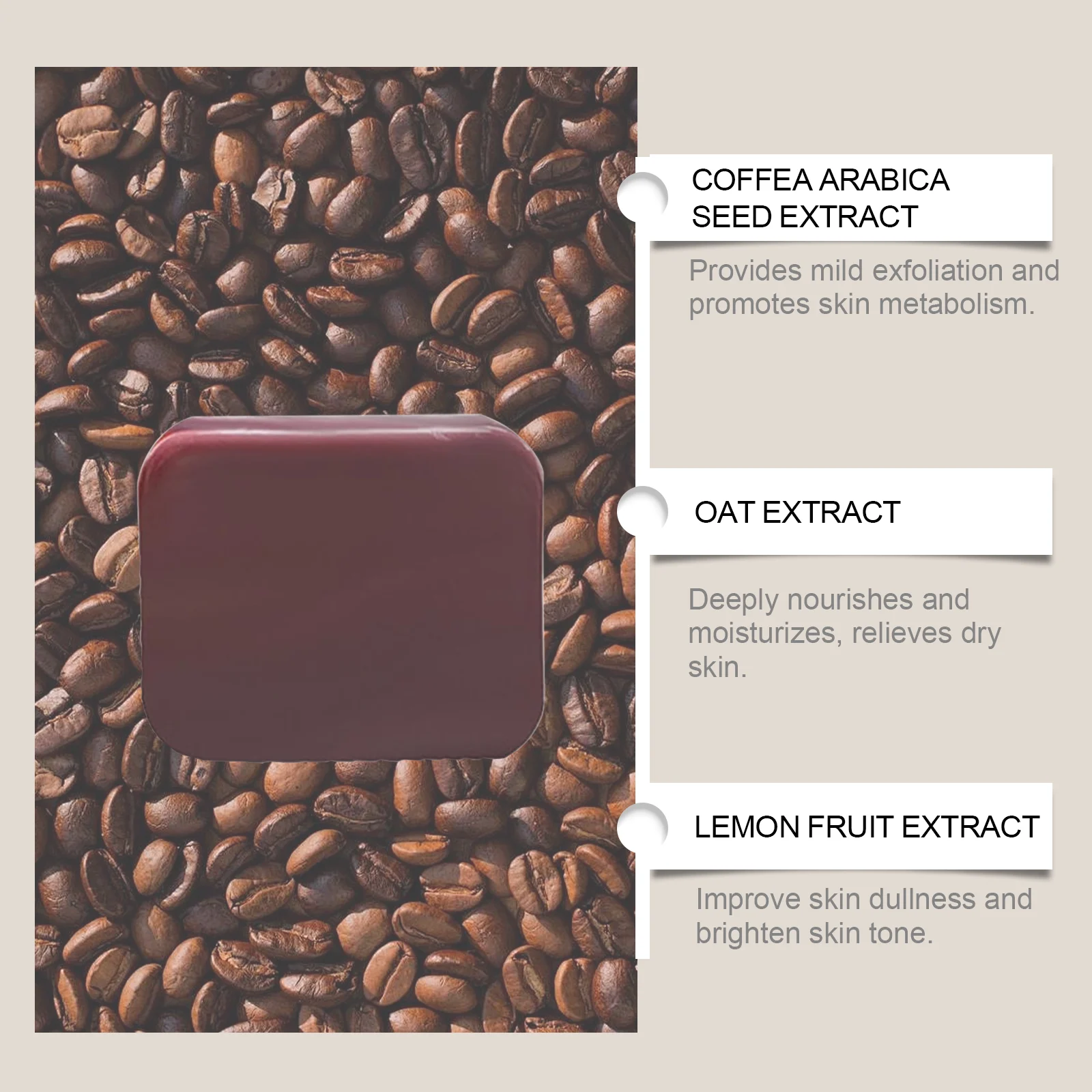West Month Coffee Soap with Turmeric & Vitamin E for Deep Cleansing & Brightening 8 coffee facial soap wes kb3pejde desc 8