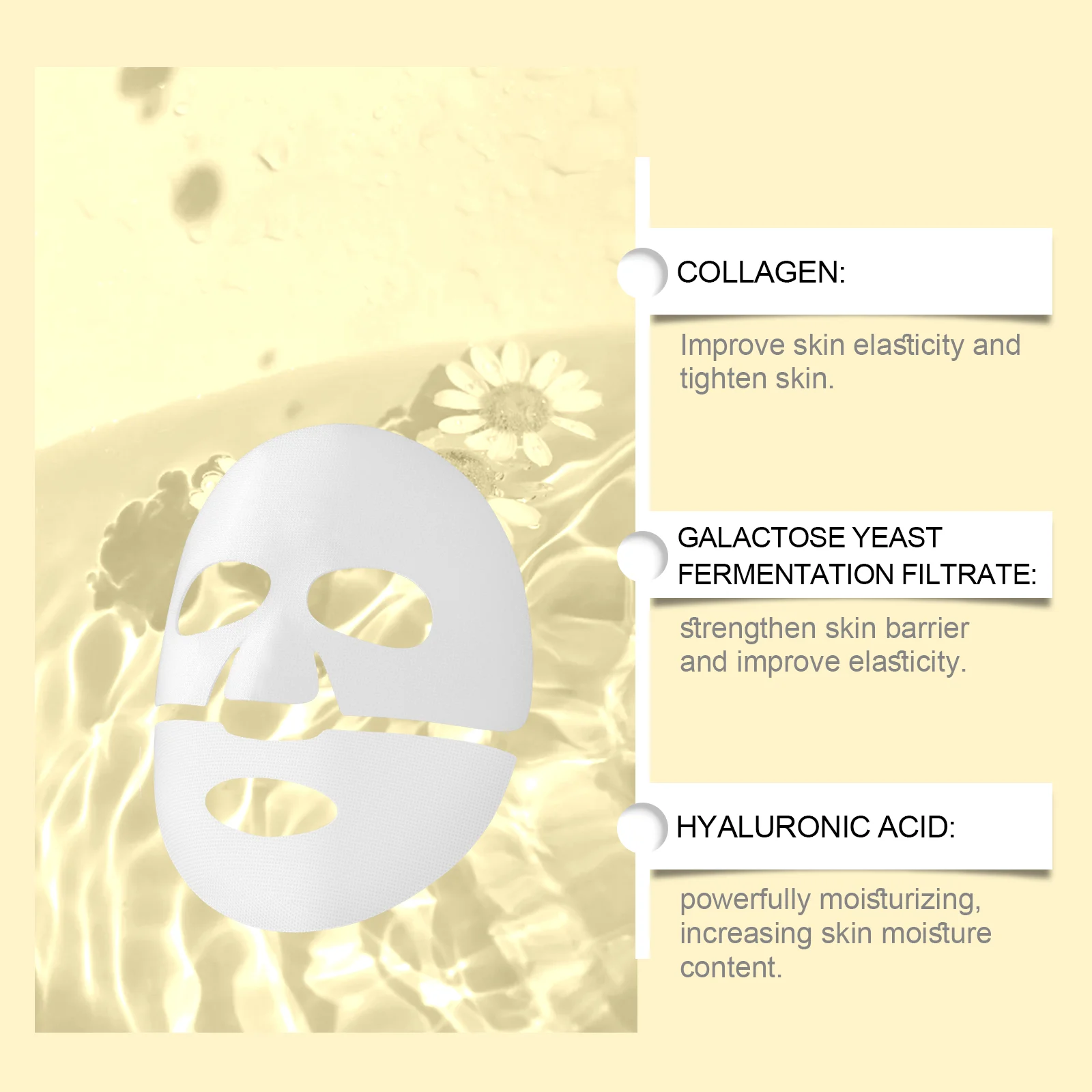 Collagen Hydrating Mask Box Set 4 Pieces Rehydrate Silky Sleep Mask Firming & Moisturizing 7 collagen hydrating mask box set 4 pieces wes u2uha5q9 desc 7