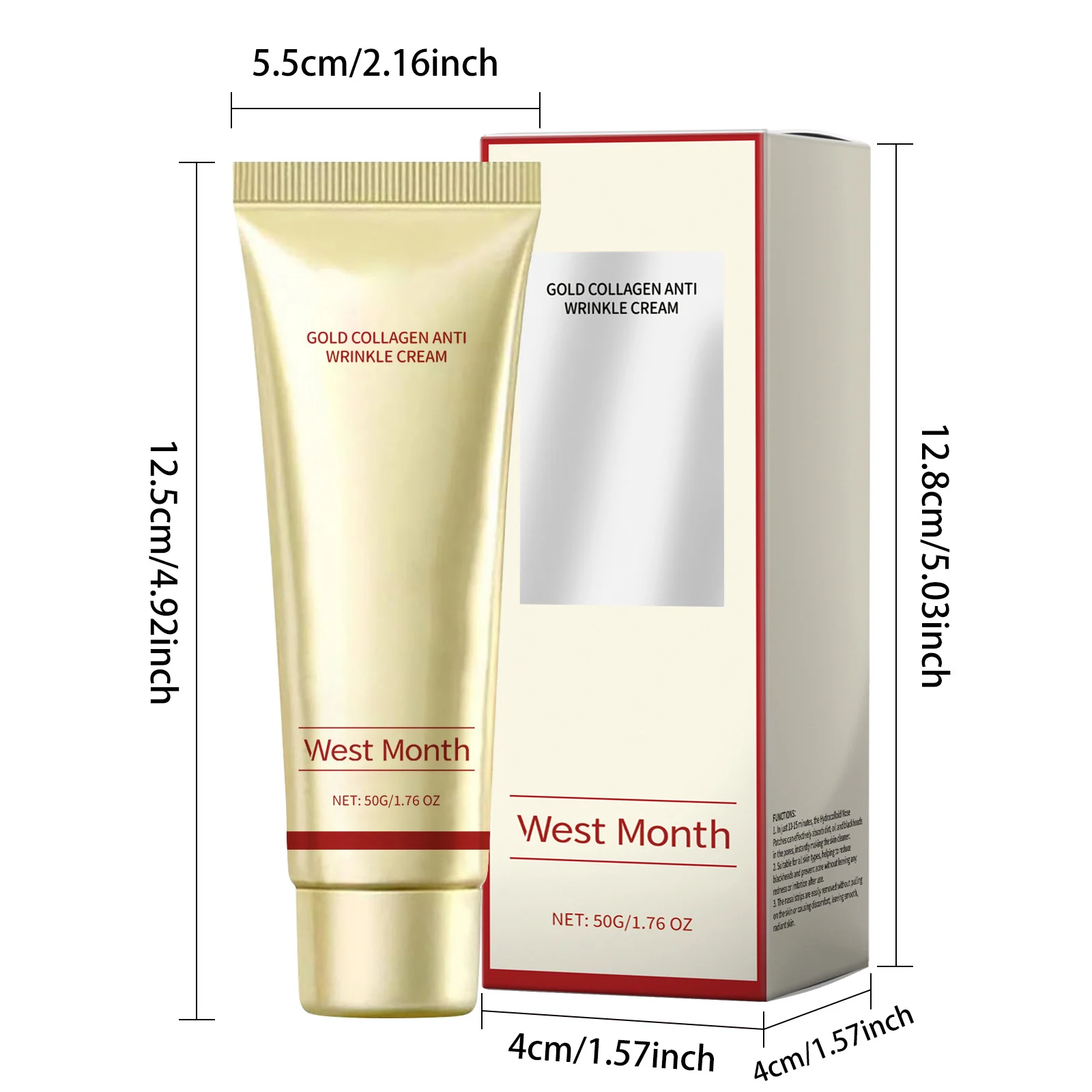 Collagen Moisturizing Cream 50g Anti-Wrinkle Firming Face Cream for Daily Use 1 collagen moisturizing cream anti wrinkle firming face cream 50g wes 5kx4d7k6 desc 1