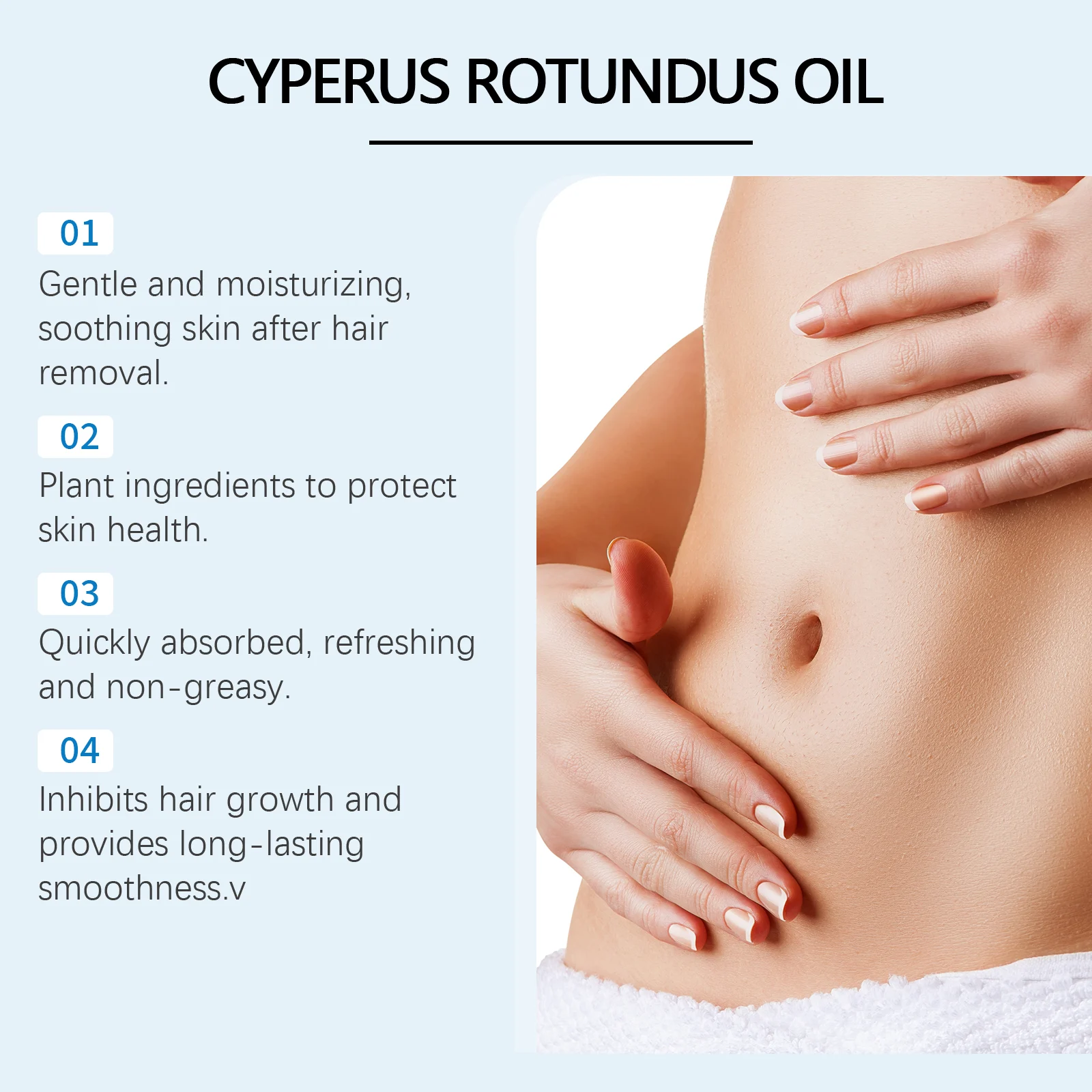 Cyperus Rotundus Hair Reduction Oil 60ml for Post-Hair Removal Soothing & Hair Growth Inhibition 5 cyperus rotundus hair reduction oil 60ml wes 3j26kx6p desc 5