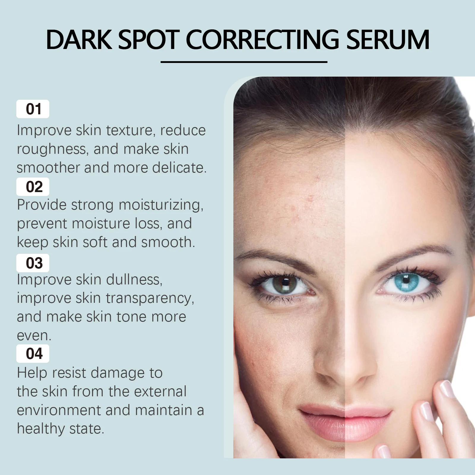 Dark Spot Correcting Serum with Retinol & Niacinamide 50ml for Brighter, Hydrated Skin 5 dark spot correcting serum retinol niacinamide 50ml wes 4bxctyp4 desc 5