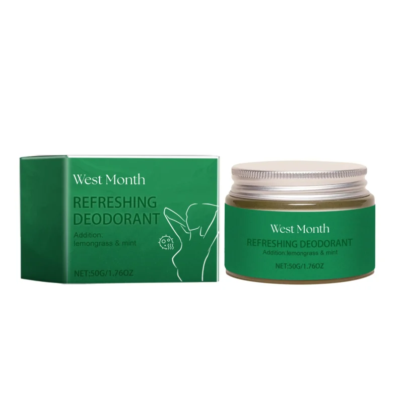 West Month Deodorant Stick with Natural Oils for All-Day Freshness and Gentle Skin Care