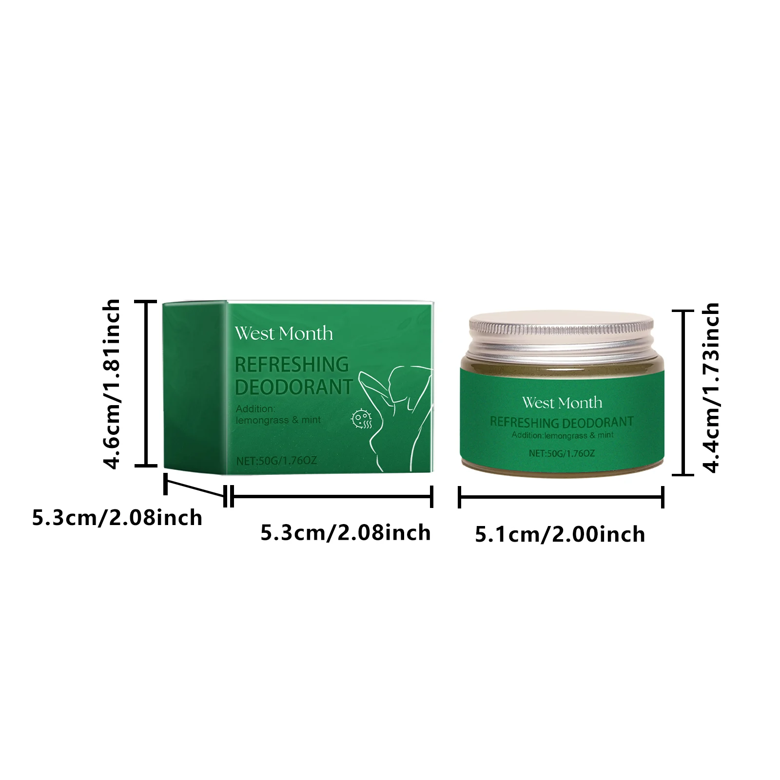 Deodorant Stick for Men & Women 50g, Long-Lasting Sweat & Odor Protection for Sports & Daily Use 1 deodorant stick long lasting sweat odor protection 50g wes x2j3t557 desc 1