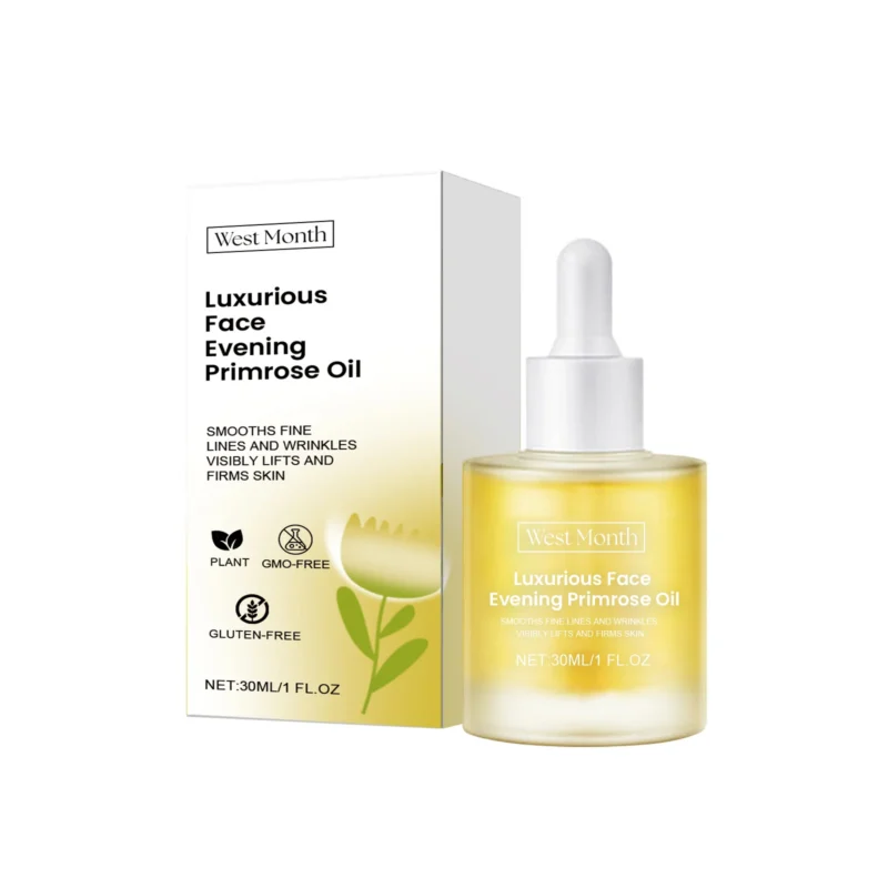 West Month Luxurious Face Evening Primrose Oil Serum - Smooths Fine Lines, Lifts & Firms Skin