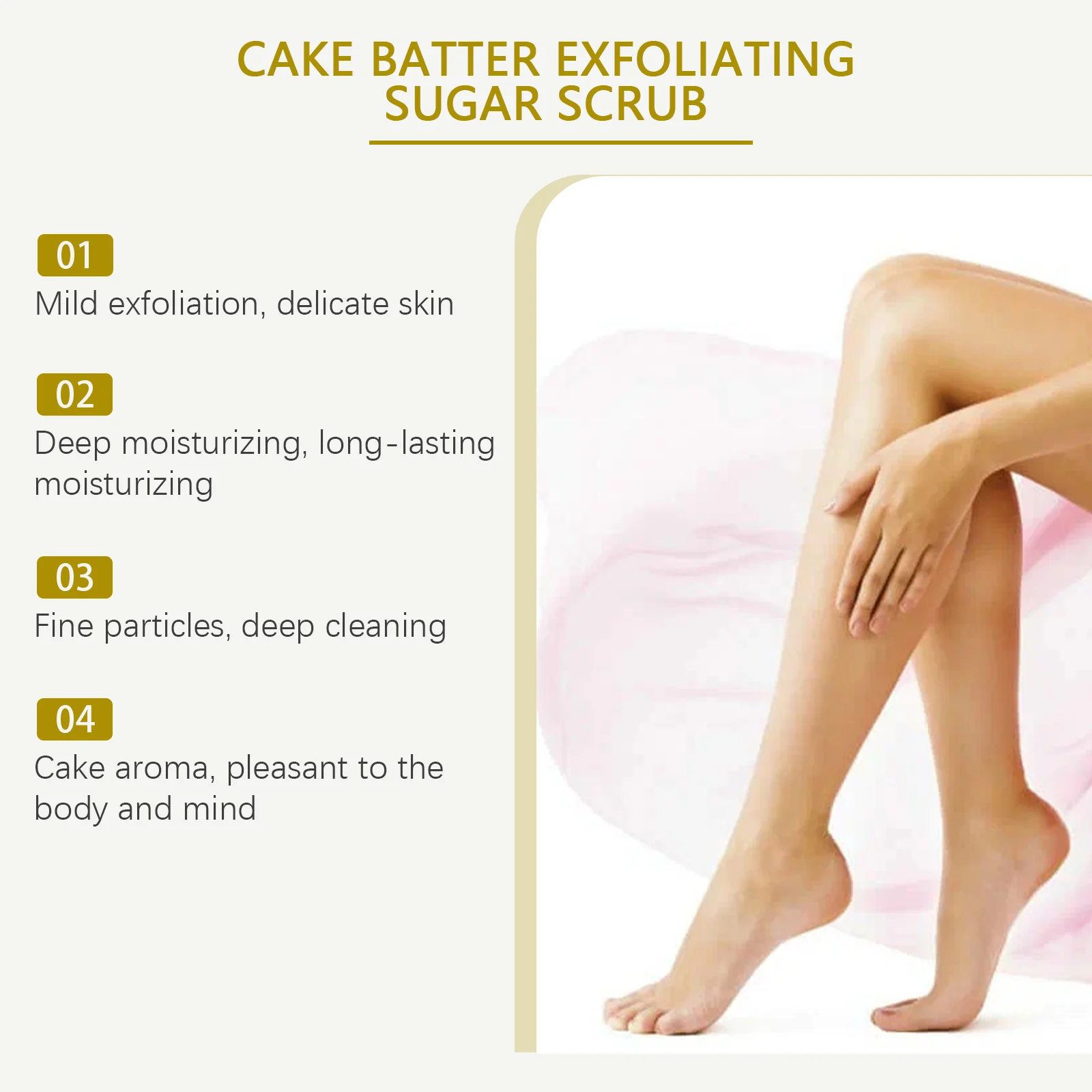 Exfoliating Sugar Scrub Gentle Dead Skin Removal Moisturizing Body Scrub 100ml 8 exfoliating sugar scrub gentle body scrub 100ml wes hbt8v98e desc 8