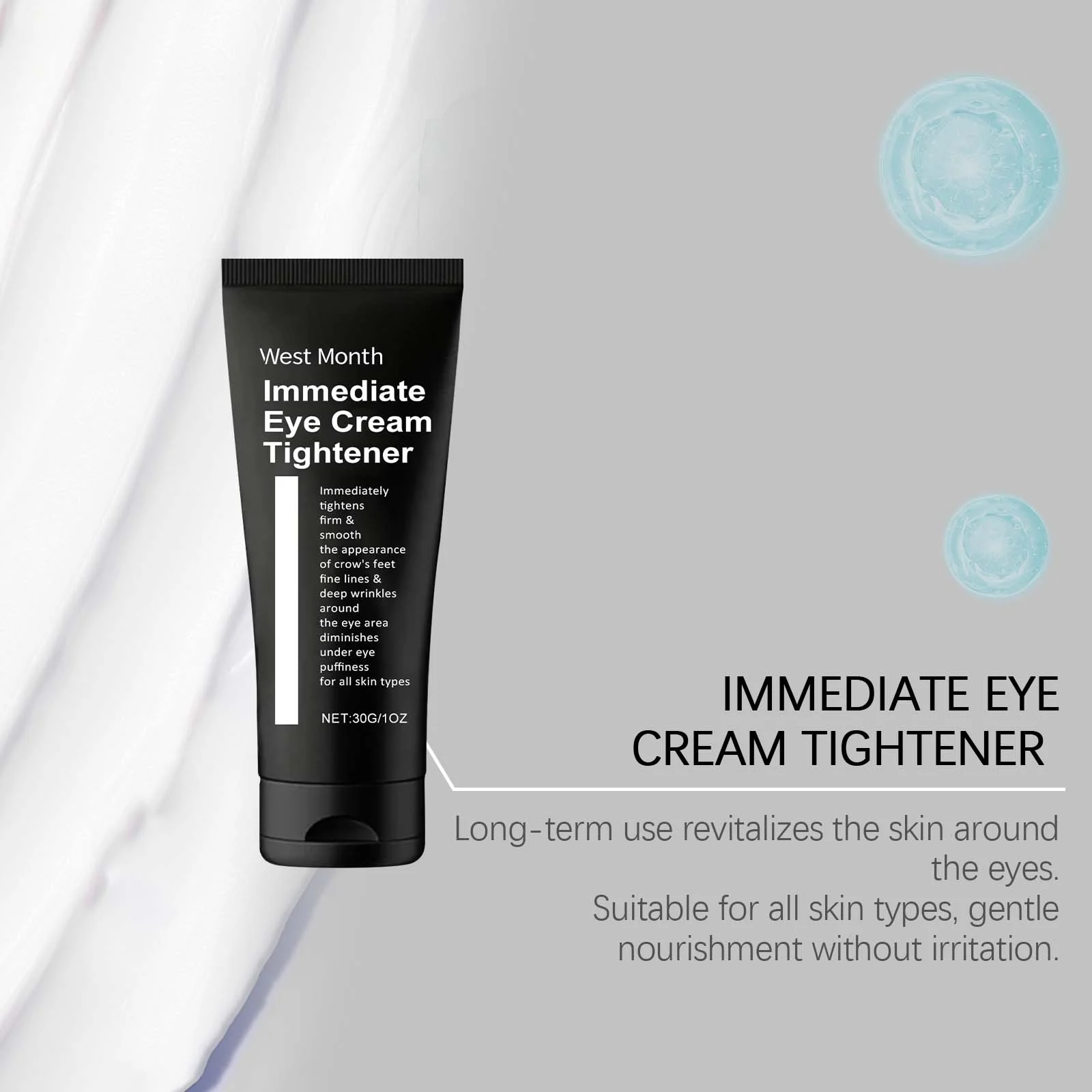 West Month Immediate Eye Cream Tightener Reduce Fine Lines Wrinkles Hydrates Skin 7 eye cream tightener wes 4m4dkmqn desc 7