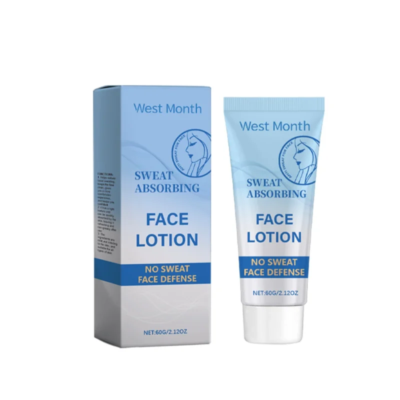West Month Facial Antiperspirant Lotion for oil control and sweat absorption, keeping skin dry and refreshed all day.