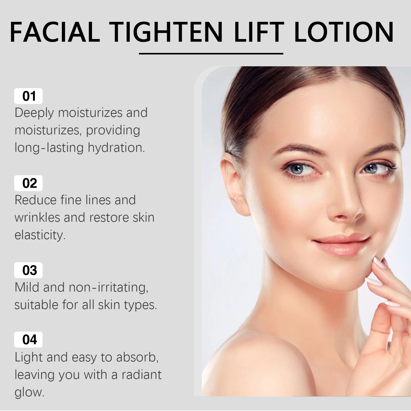 Facial Tightening Lotion Hydrating Serum 30g for Anti-Aging and Skin Rejuvenation 5 facial tightening lotion hydrating serum 30g wes teayk3ue desc 5