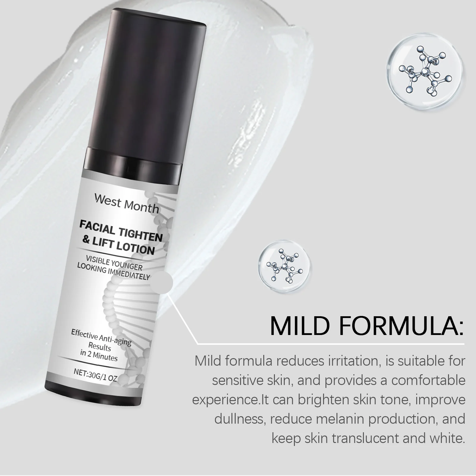 Facial Tightening Lotion Hydrating Serum 30g for Anti-Aging and Skin Rejuvenation 8 facial tightening lotion hydrating serum 30g wes teayk3ue desc 8
