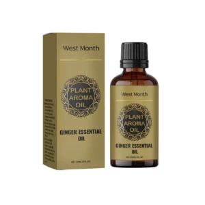 West Month Firming Body Oil with Ginger and Artemisia Extract for Skin Tightening and Nourishment