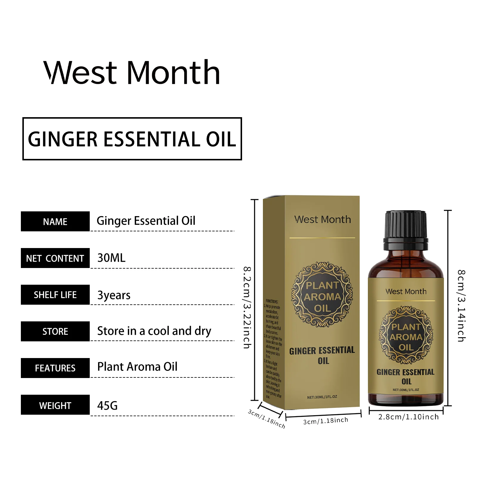 Firming Body Oil Skin Tightening Botanical Essence Moisturizing & Firming Lazy Body Care Oil 1 firming body oil skin tightening botanical essence 30ml wes dagsdtbs desc 1