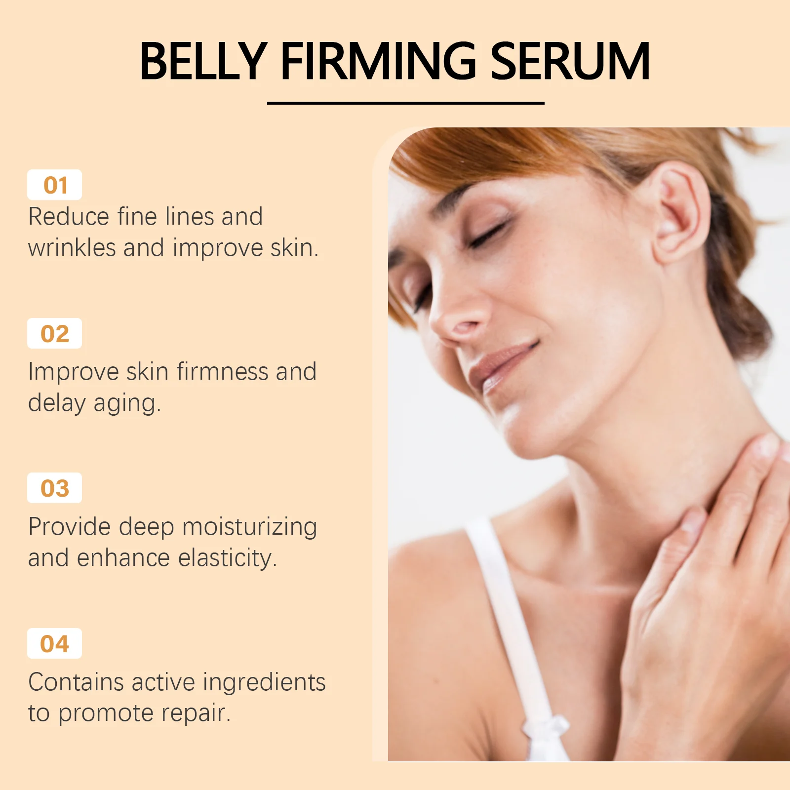 Firming Care Serum 100ml with Avocado Extract for Wrinkle Reduction and Deep Moisturizing 7 firming care serum 100ml avocado shea butter wes cj85pc64 desc 7