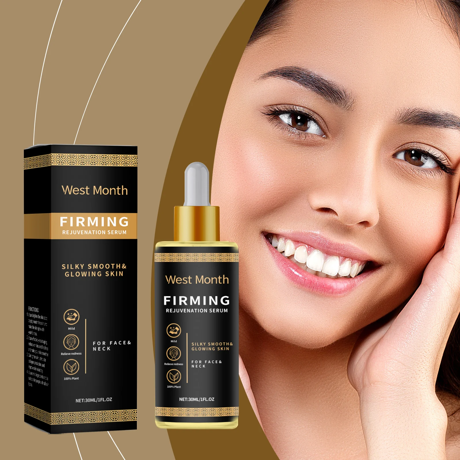 Firming Rejuvenation Serum for Face & Neck with Vitamin E and Black Cumin Seed Oil 30ml 2 firming rejuvenation serum face neck wes au3yzvh2 desc 2