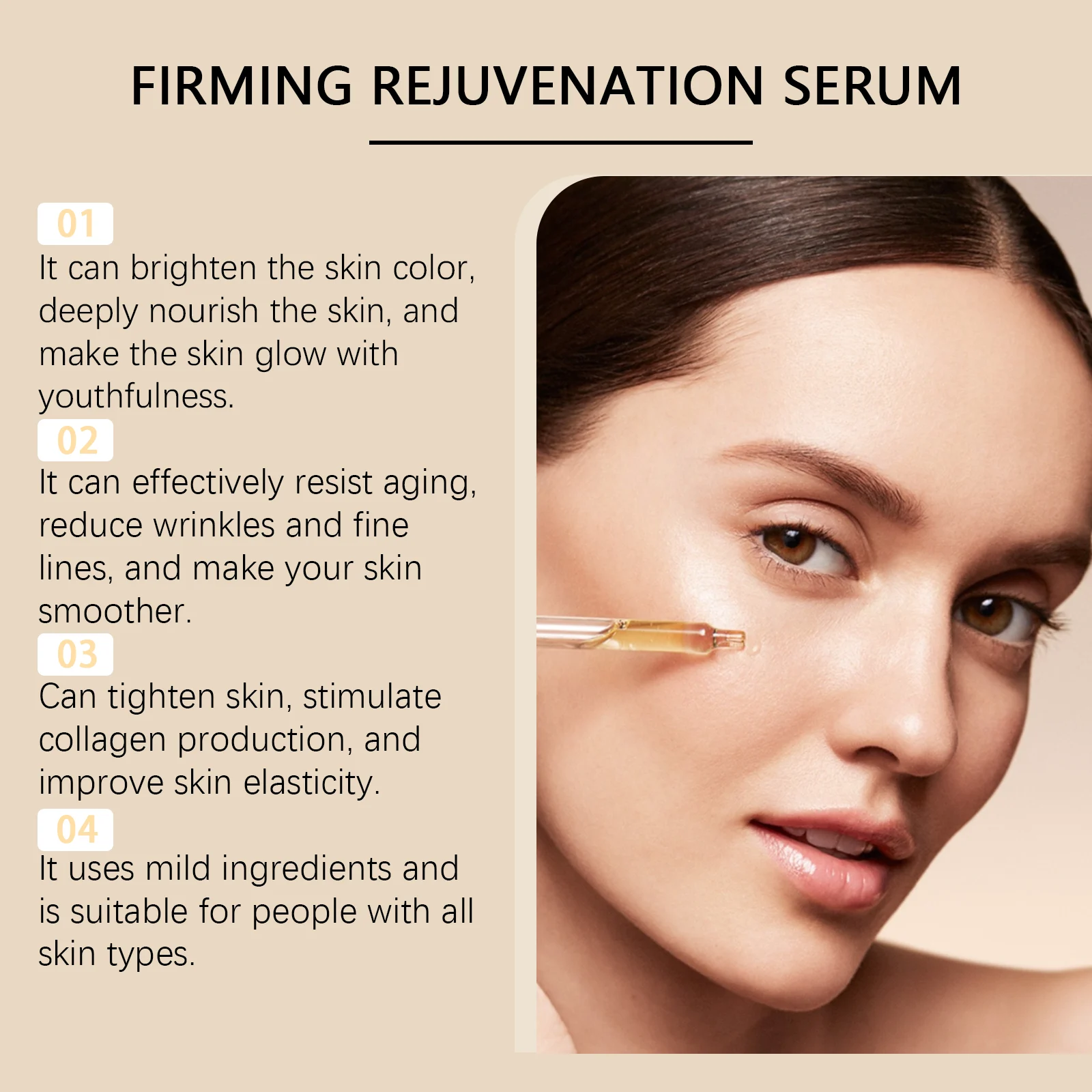 Firming Rejuvenation Serum for Face & Neck with Vitamin E and Black Cumin Seed Oil 30ml 5 firming rejuvenation serum face neck wes au3yzvh2 desc 5