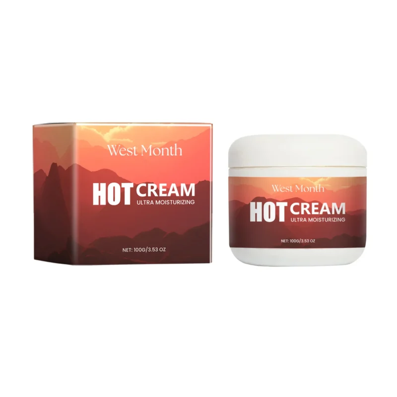 West Month Firming Body Cream - Ultra Moisturizing & Slimming Hot Cream for Toning and Tightening