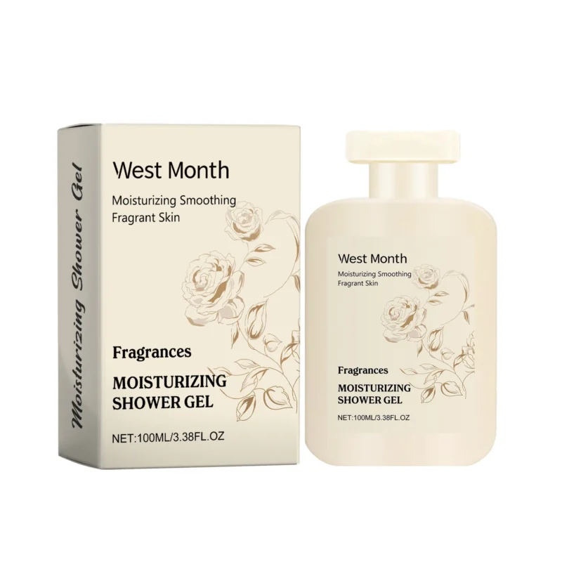 West Month Fragrant Moisturizing Shower Gel for deep cleansing, skin hydration, and a long-lasting fresh fragrance.