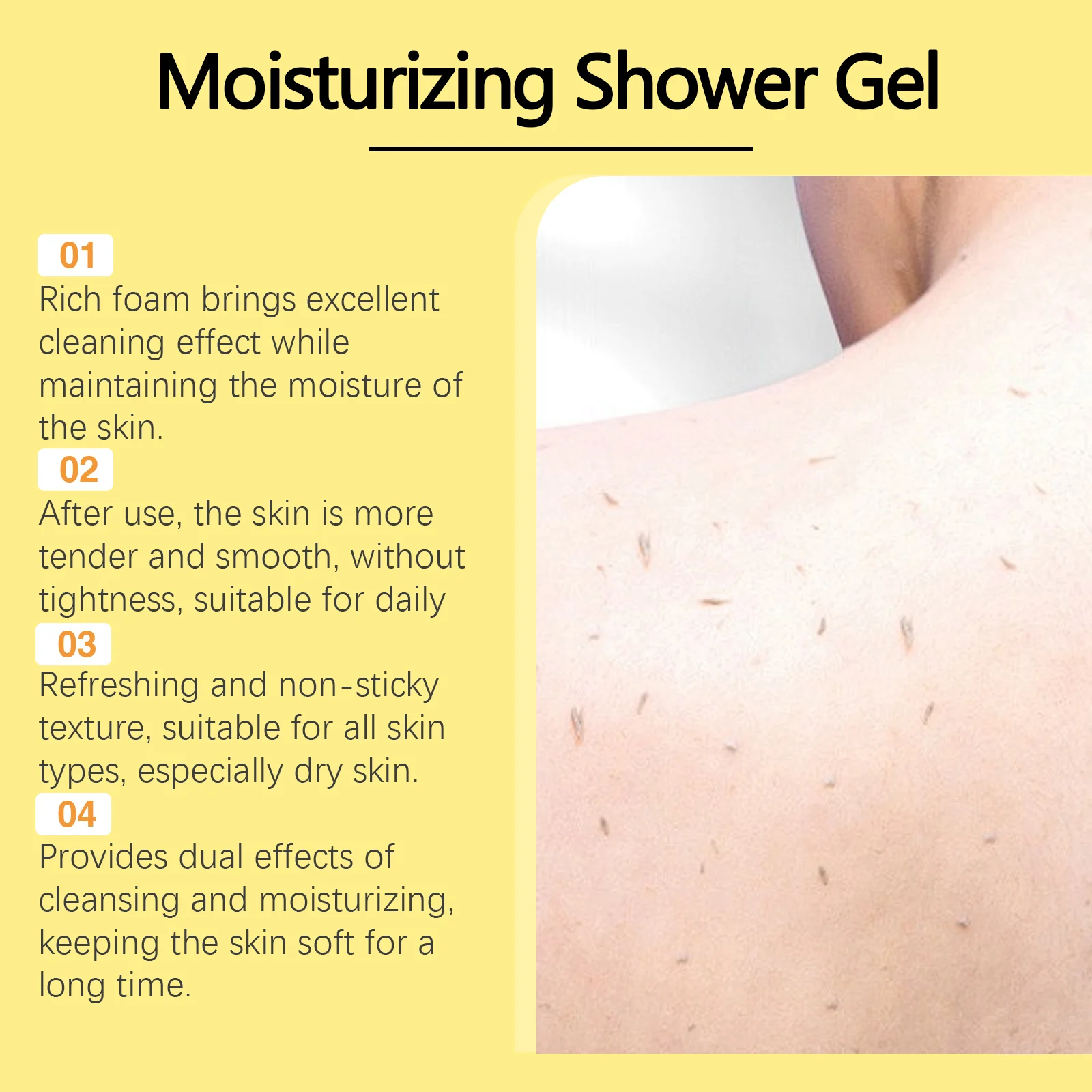 Fragrant Moisturizing Shower Gel 100ml for Smooth Skin, Deep Cleansing & Long-Lasting Freshness 7 fragrant moisturizing shower gel 100ml wes a2h2hmfx desc 7