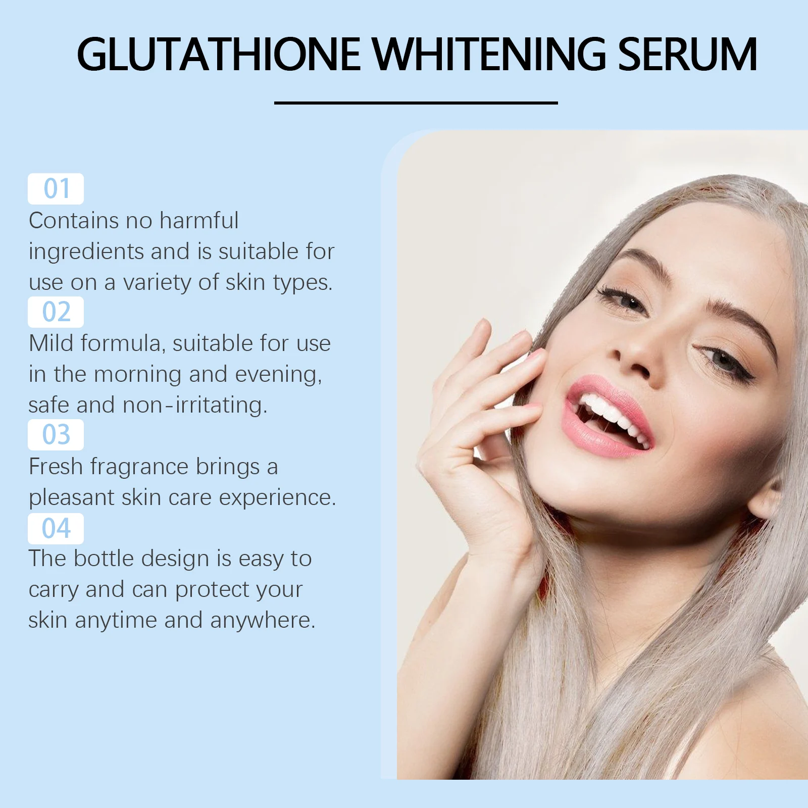 Glutathione Brightening Serum 30ml - Hydrate, Nourish & Even Skin Tone 8 glutathione brightening serum 30ml wes 9e56mpmk desc 8